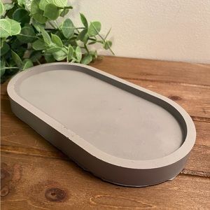 Handmade Trinket Tray- Gray